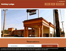Tablet Screenshot of holidaylodgesalem.com
